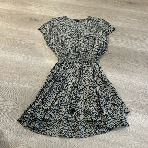 Rails Karla Mini Dress in Olive Lynx - Picture 3 of 6